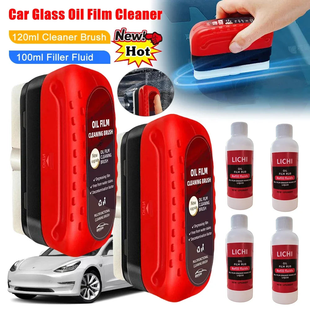 Hydrophobic Windshield Oil Film Remover for Car Window